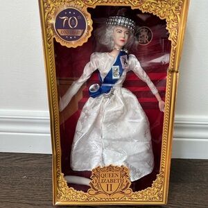 Queen Elizabeth II 70th anniversary Commemorative Doll